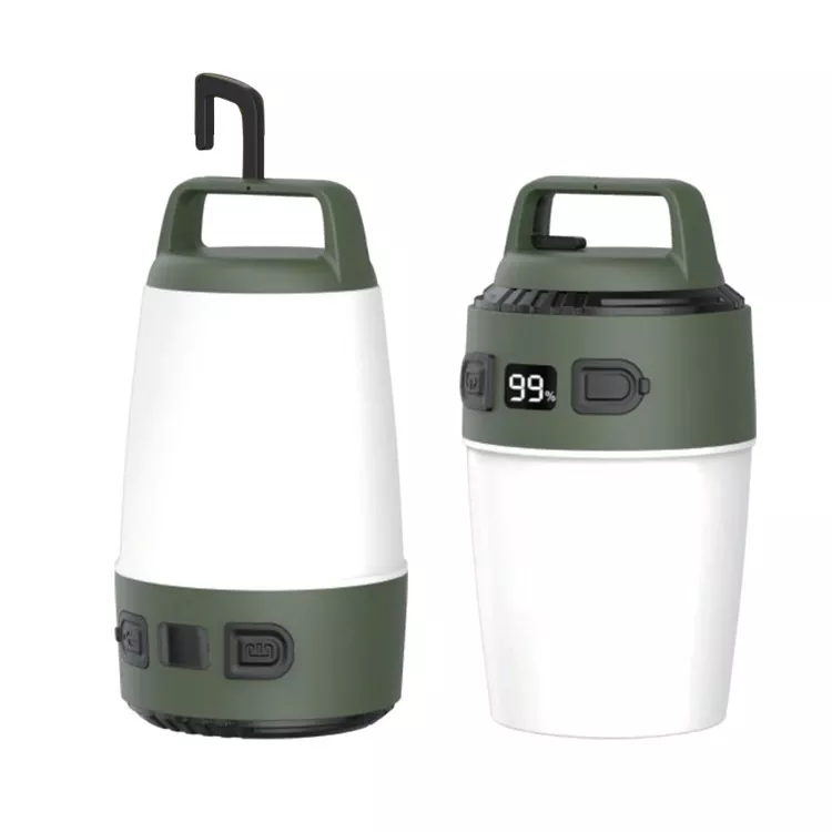 36W 빨간색과 흰색 LED 캠핑 랜턴 충전식